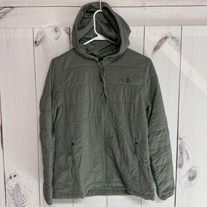 The North Face Mountain Sweatshirt Hoodie Women’s Medium Green EUC